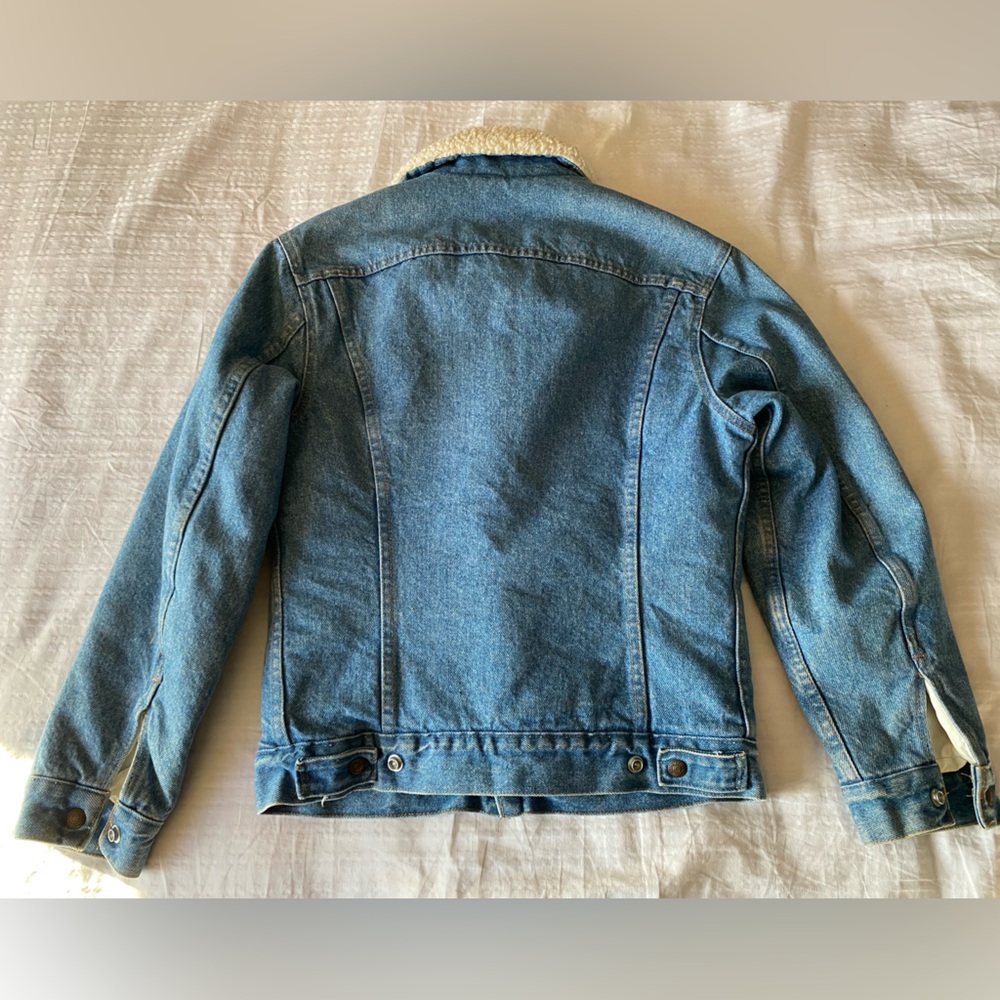 Vintage 70’s Levi’s Sherpa Denim Trucker Jacket - Picture 16 of 16